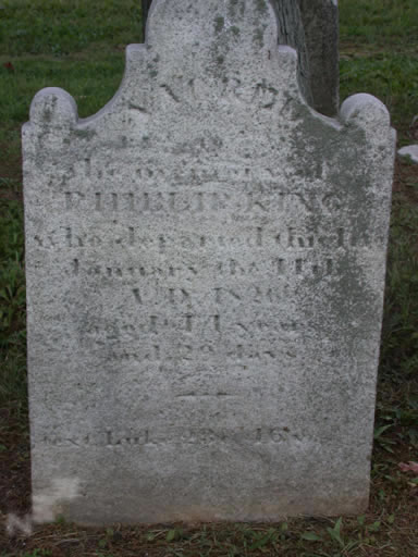 Phillip King headstone