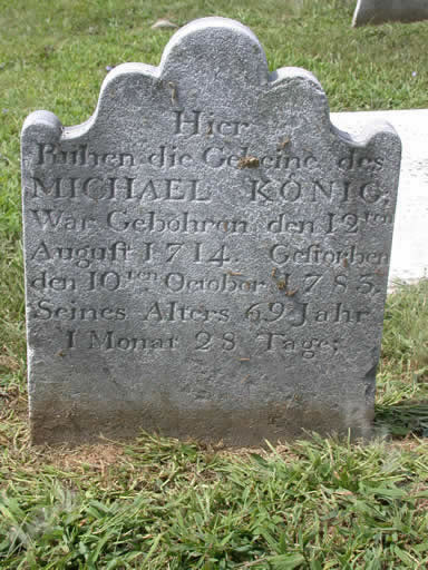 Michael Konig headstone
