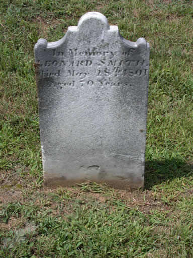 Leonard Smith headstone