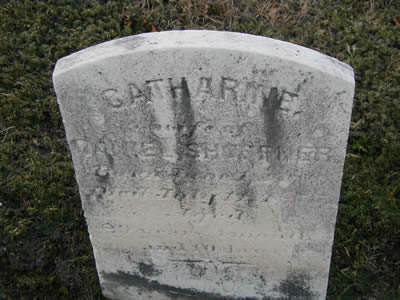 Catherine Shoffner headstone